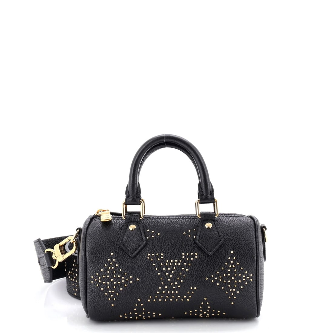 Chanel Lady Handle Flap Card Holder on Chain Quilted Calfskin: Card holders on chains are the smallest complete bags Chanel makes, and this one adds a top handle, a 1 inch loop that gives the little flap a formal posture. The body is 4 inches square and 1 inch de