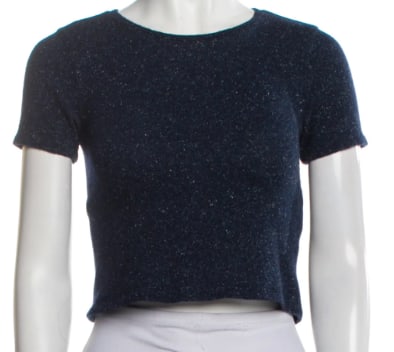 Alice + Olivia navy blue crop top: Brand new with tagsSize 0