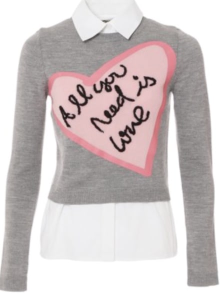Alice + Olivia “Nikia” Beatles All You Need Is Love Sweater: Brand new with tagsSize XS