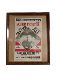 Estate Fresh Boxing Poster Featuring  Muhammad Ali
