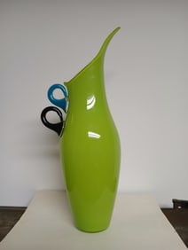 Signed Art Glass Vase