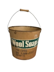 Vintage SWIFT’S WOOL SOAP FLAKES Cardboard Bucket