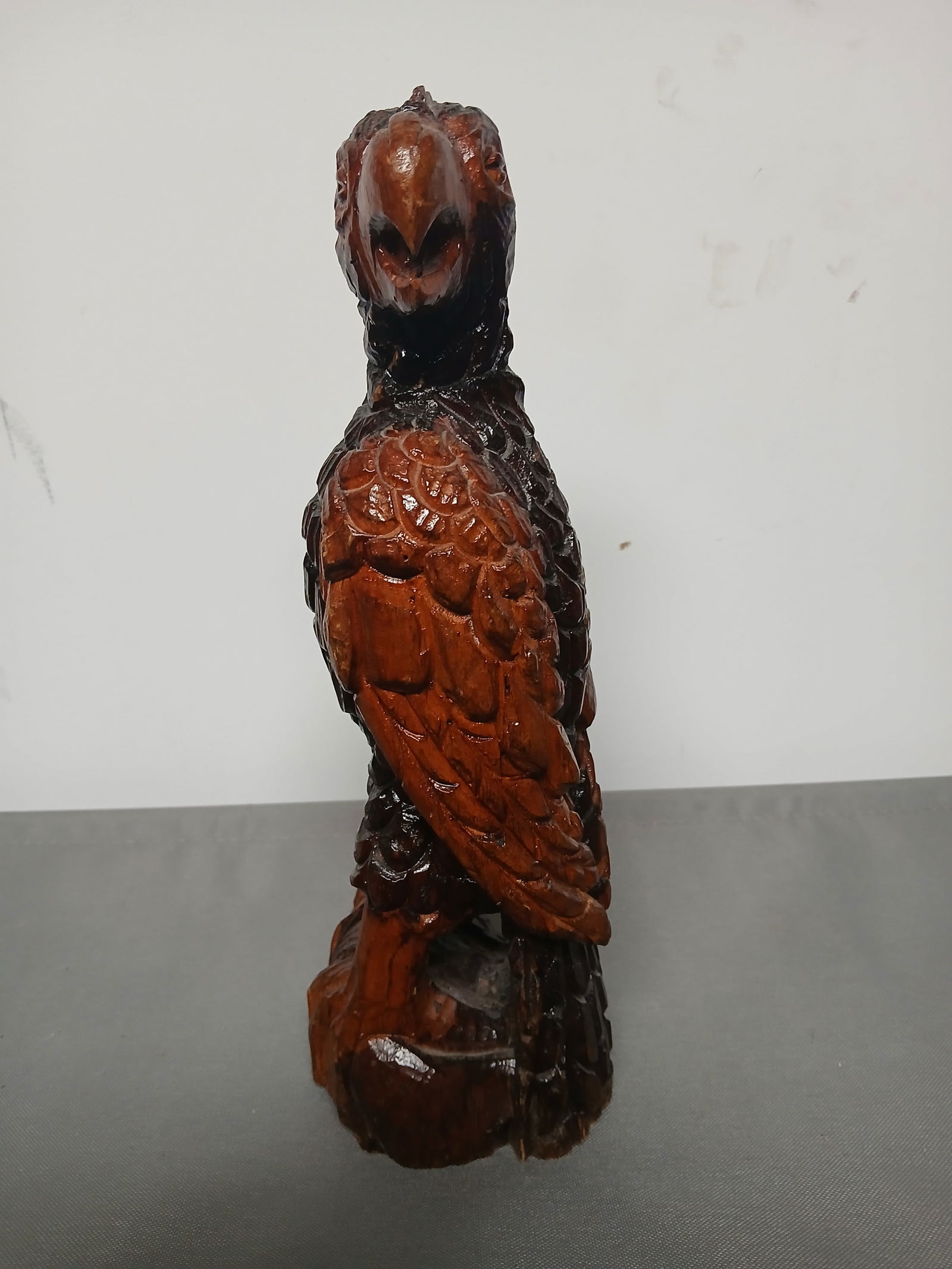 Folk Art Carved Wooden Eagle (1 of 4)