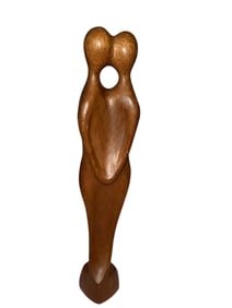 Wooden ‘Lovers Sculpture’