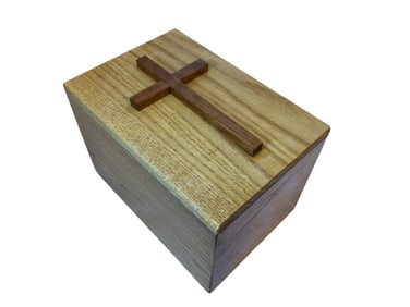 Handcrafted Oak Cremains Box