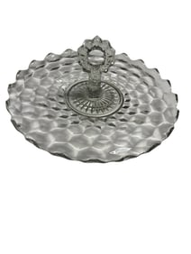 American Fostoria Center Handle Plate 12”