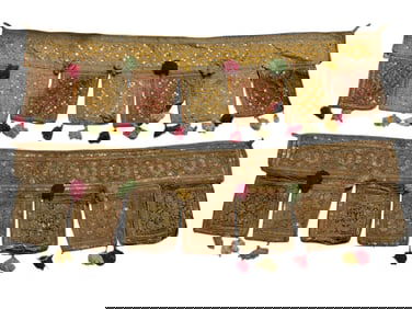 Vintage Toran Bandanwal Indian Door Hanging 2pcs