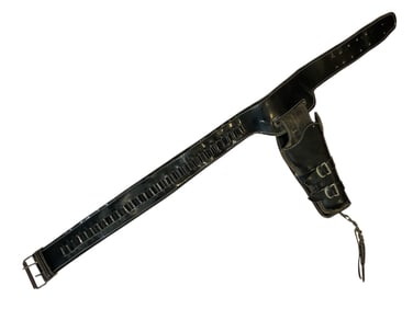 Vtg Law Enforcement Belt with Holster