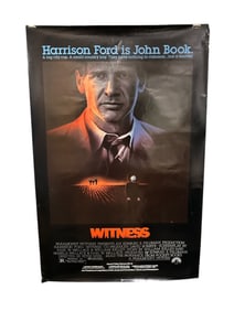 Vintage 1985 Movie Poster “Witness” Harrison Ford