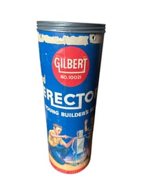 Vintage Erector Set 10021 Can With Unknown Contents.