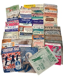 Ephemera Large Collection Vintage SHEET MUSIC