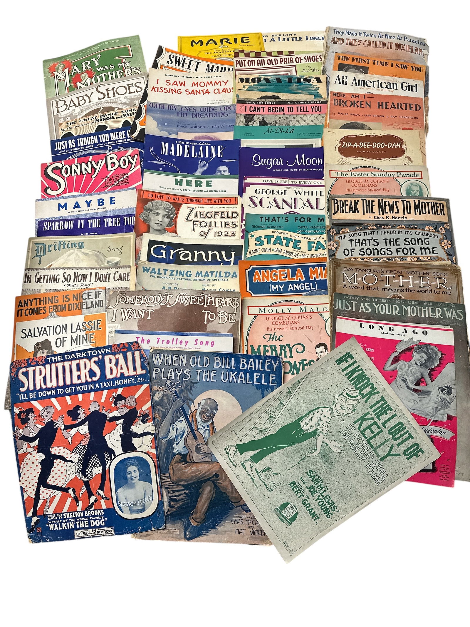 Ephemera Large Collection Vintage SHEET MUSIC (1 of 3)