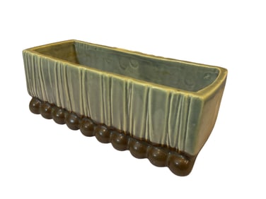 Vintage McCoy 8 1/2” Harmony Wave Ceramic Planter