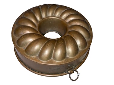 Vintage REIN KUPFER Copper Bundt Pan 9”