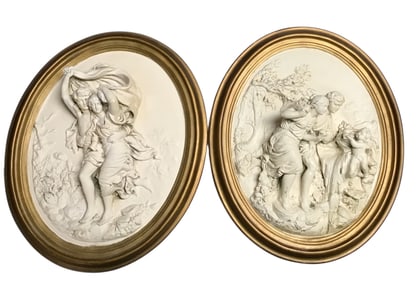 Pair of Victorian Relief