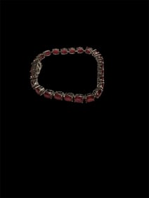 Red Ruby Tennis Bracelet