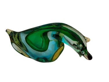 Art Glass Bear Paperweight