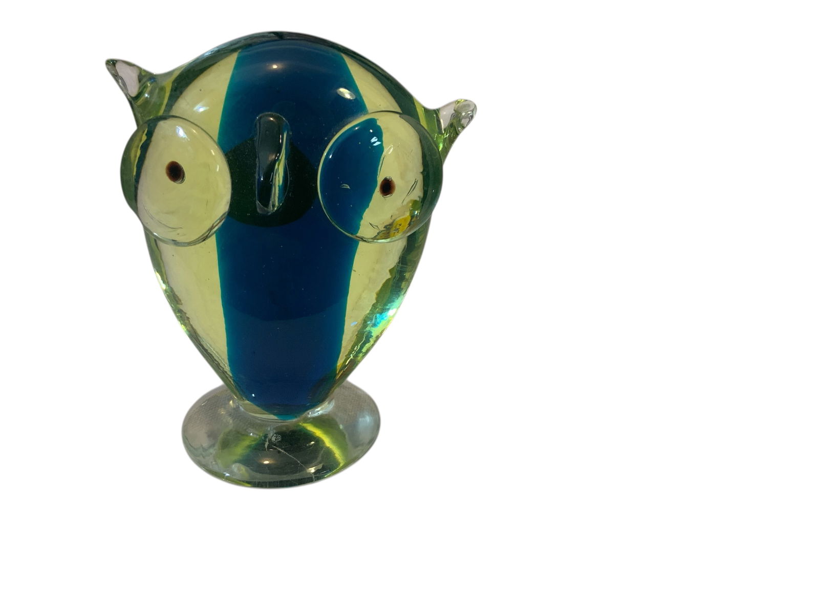 Art Glass Owl Paperweight Murano Italy (1 of 5)