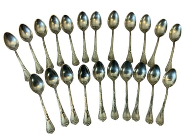 Reed & Barton Silverplate Baby Spoons 22count Marked ‘Stewart