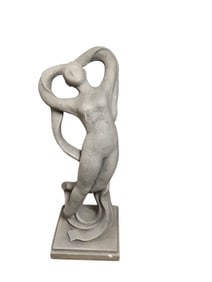 Mid-Century Style Concrete Statue