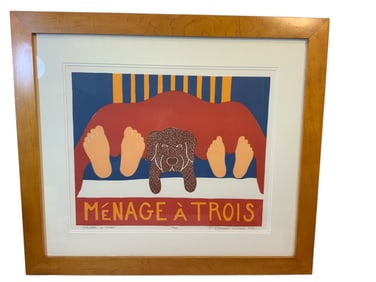 Stephen Honecker “Ménage A Trois”. 60/500