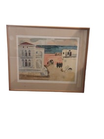 Framed Art by Nahum Gutman