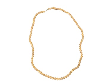 Silver Clasp Pearl Necklace