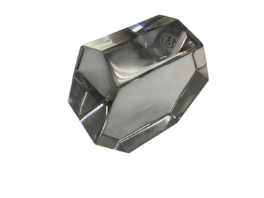 Baccarat Hexagonal Glass Paperweight