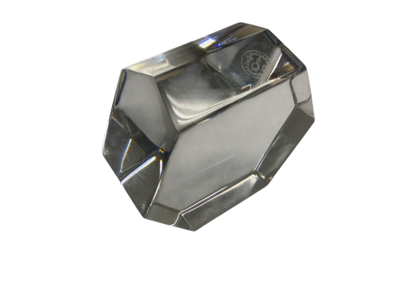 Baccarat Hexagonal Glass Paperweight (1 of 4)