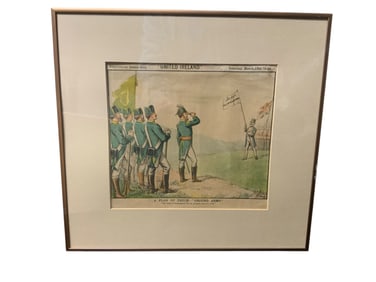 Framed/Matted Print A Flag of Truce.- “Ground Arms!”
