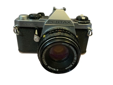 Pentax ME Super35mm Camera Body With Attached 50mm Lens