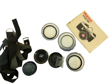 Camera Lenses, straps and etc.