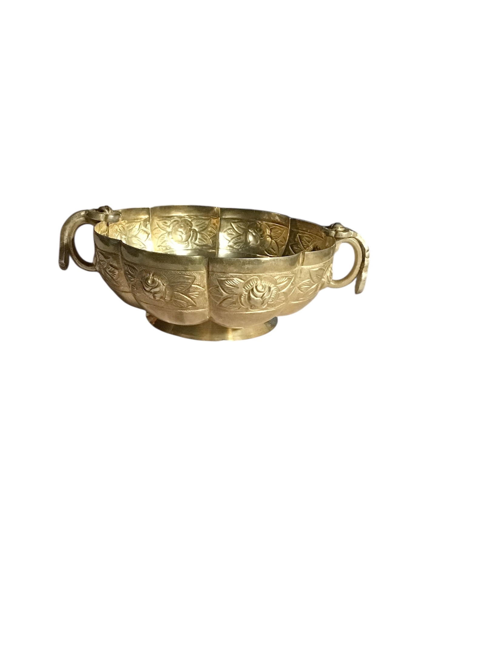 Vintage Sandborns Mexican Sterling Silver double handle Bowl 4.35 ounce (1 of 3)