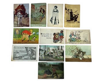 Vintage Assorted POSTCARDS 11pcs