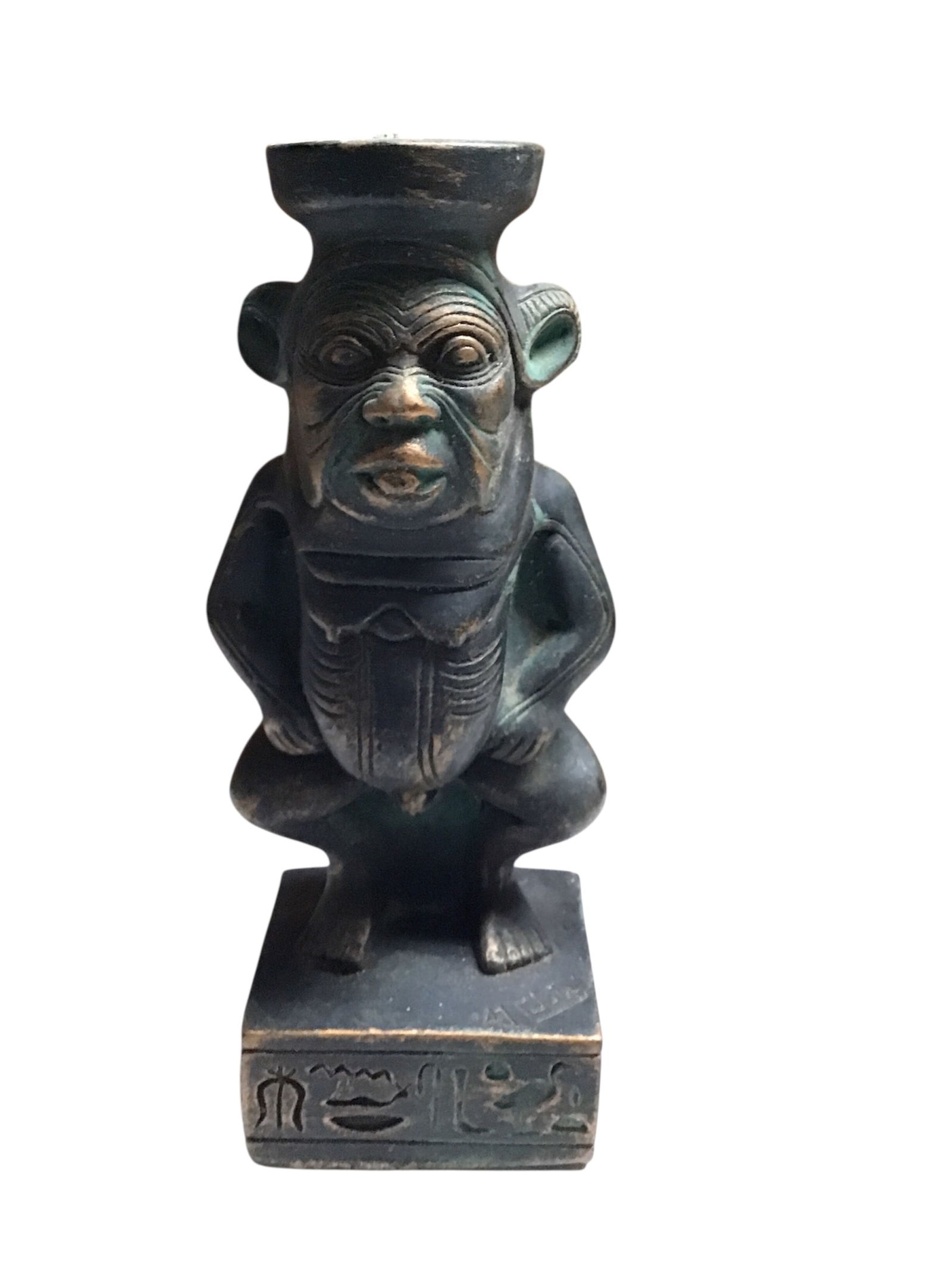 Bronze Egyptian God Bes Statue (1 of 4)