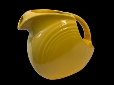 Fiesta 6” Disk Pitcher Yellow Glaze Homer Laughlin