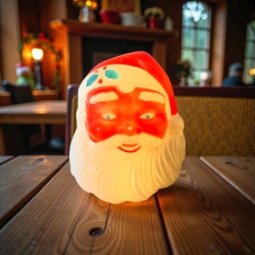 Vintage Plug-in Hanging Santa Face Noma Electric Corp.