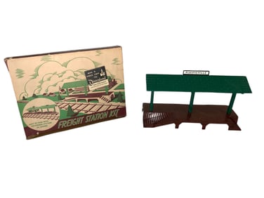 Vintage Plasticville Freight Station Kit LM-3