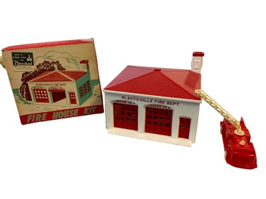 Vintage Plasticville FIre Dept FH-4