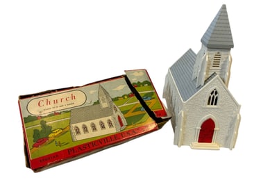 Vintage Plasticville Church 1600 100
