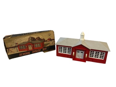 Vintage Plasticville Schoolhouse Kit SC-4
