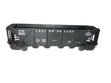 Vintage Lionel Lehigh Valley Hopper Car 64361 o-gauge Black