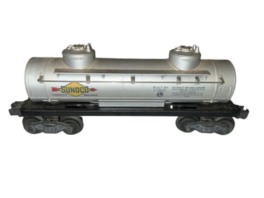 Vintage Lionel Sunoco Tank Car O-gauge