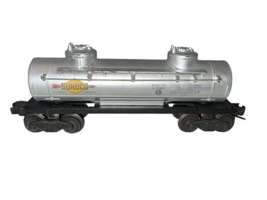 Vintage Lionel Sunoco Tank Car O-gauge