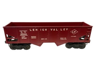 Vintage Lionel Lehigh Valley Hopper Car 25000 6456 in Original Box
