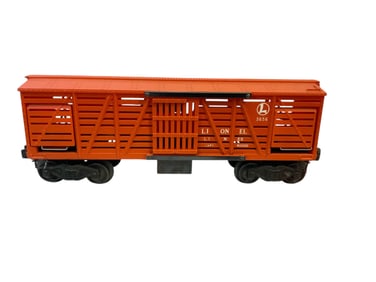 Vintage Lionel Operating Cattle Car 3656 in Original Box