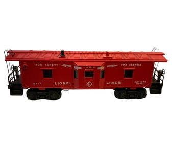 Vintage Lionel Bay Window Illuminated Caboose 6517 O-gauge