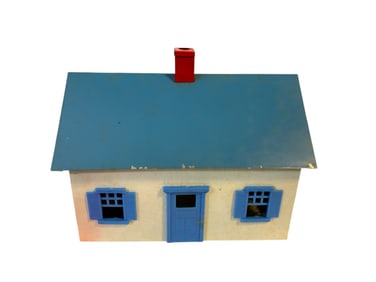 Atlas Tool Co. No. 102 Metal Residence Illuminated HO Scale In Original Box