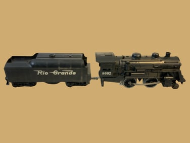 1970s Lionel Rio Grande Locomotive and Tender 8602