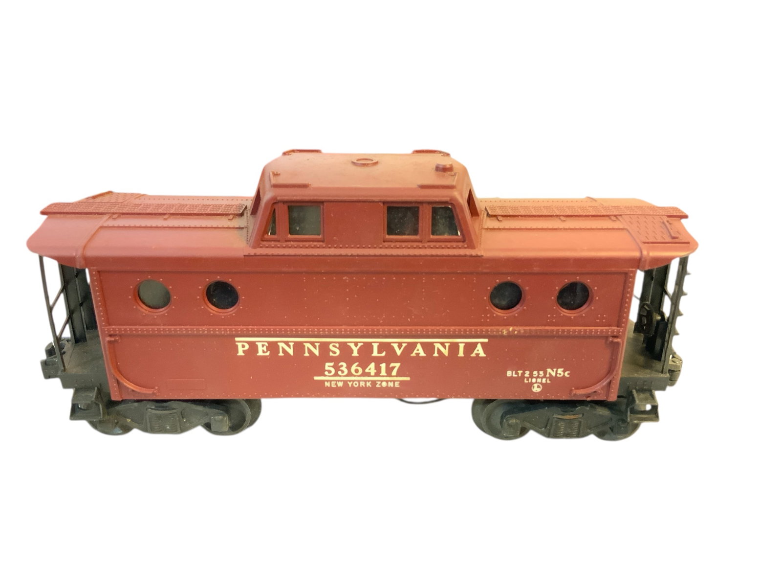 1950s Lionel Pennsylvania Porthole-style Caboose 536417 New, old Stock boxed (1 of 6)